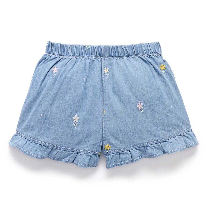 Purebaby Embroidered Shorts image number 0